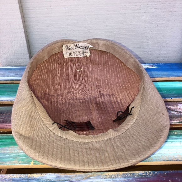 RARE Vintage United Air Mae Hanauer Stewardess Hat